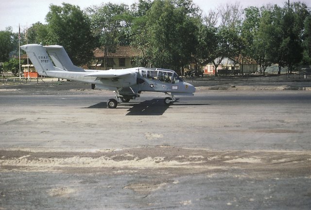 OV 10 Spotter taking off from Dau Tieng